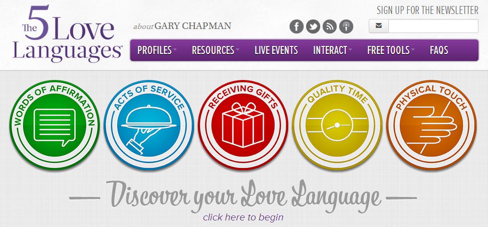 Five Love Languages web