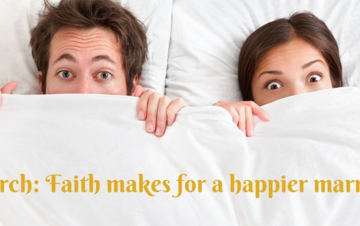 Faith makes for a happier marriage